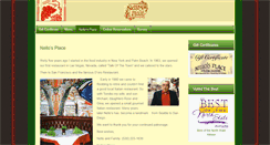Desktop Screenshot of nellosrestaurant.net